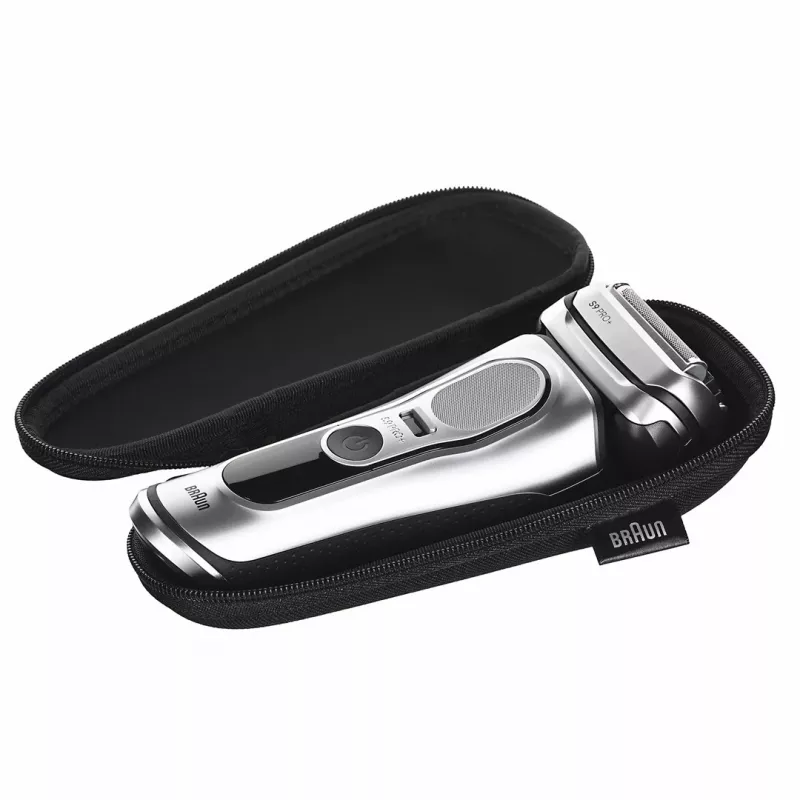 Braun Series 9 Pro+ 9667CC máquina de barbear homem máquina de barbear de lâminas aparador prateado