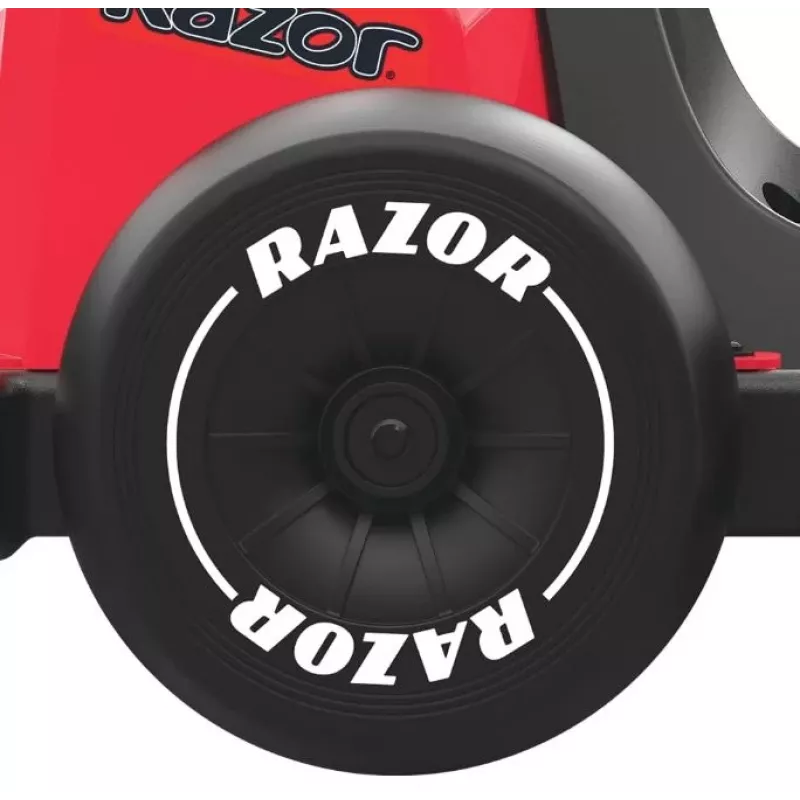 Razor Ground Force Elite - kart elétrico, preto e vermelho