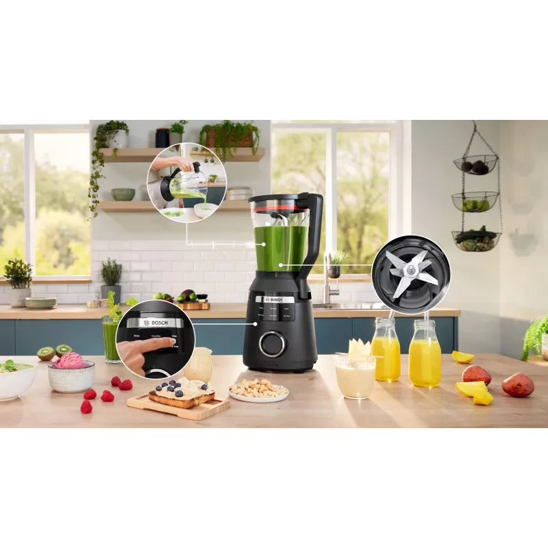 Bosch Serie 6 MMB6652B misturadora 2 L liquidificadora 1800 W preto