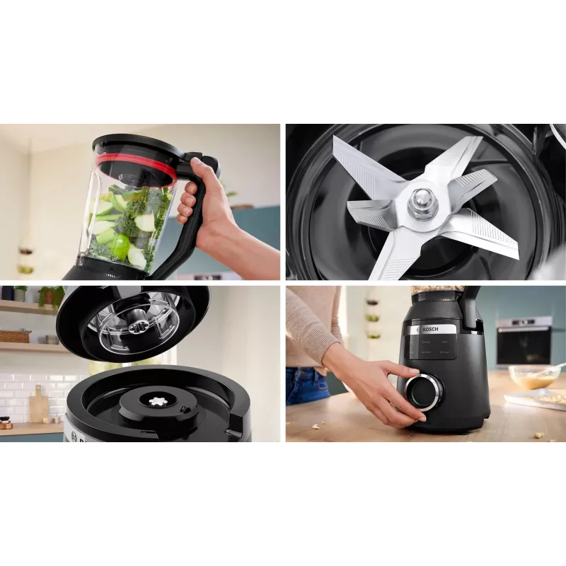 Bosch Serie 6 MMB6652B misturadora 2 L liquidificadora 1800 W preto