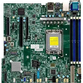 Placa-mãe Supermicro X13SCH-F micro-ATX Socket 1700 DDR5-only Single - Placa-mãe - Intel Socket 1700 (Core i)