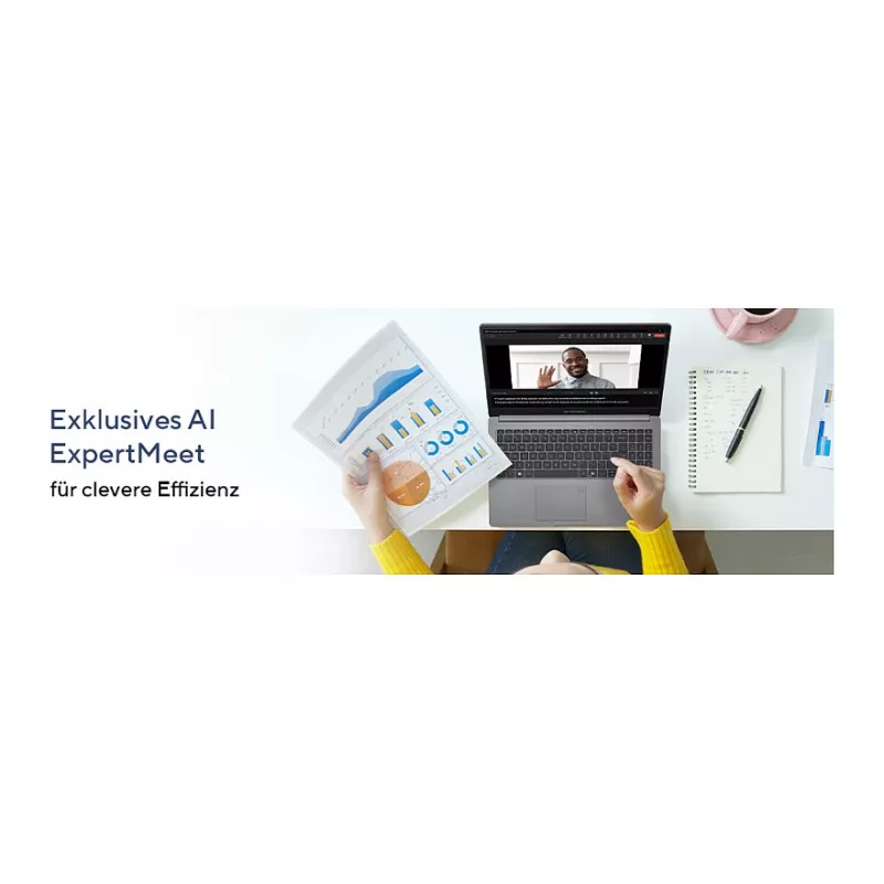 ASUS ExpertBook P1 P1503CVA-S72335 C5-210H/16GB/512GBSSD/noOS - layout do teclado possivelmente alemão