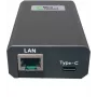 Microconnect POEINJ-25W-USBC - Gigabit Ethernet - 1000 Mbit/s - IEEE 802.3,IEEE 802.3ab,IEEE 802.3u - Cat5,Cat5e,Cat6,Cat6a - 100 m - preto (POEINJ-25W-USBC)