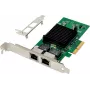 MicroConnect Placa de rede PCIe x1 Intel 82576 Dual-RJ45 (MC-PCIEX4-82576-D)
