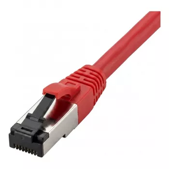 Synergy21 Cabo de rede RJ45, CAT8.1 2000MHz, 2m, Vermelho, S-STP(S/FTP), TPE/LSZH(SuperFlex), AWG26,