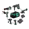 METABO Conjunto COMBO 18V 6.1 (SB18LTX +SSW18LTX300BL +KH18LTX24 +W18L9-125QUICK +SSEP18LT +ULA) 4x4,0Ah Bolsa