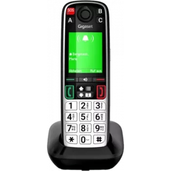 Base de carregamento Dect Gigaset EASY 500 com 1 auscultador (SOS / LS life style) - preto