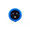 Adaptador de conector fêmea CEE vermelho 16A 400V de 5 polos para CEE azul 16A 230V 3P