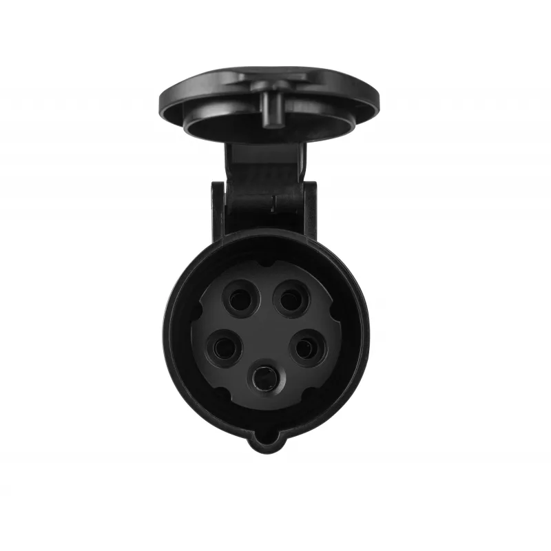 Adaptador de conector fêmea CEE vermelho 16A 400V de 5 polos para CEE azul 16A 230V 3P