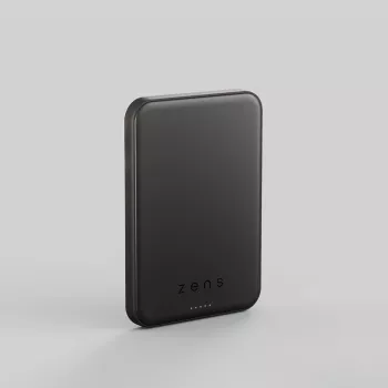 ZENS Pro 2 Semi Solid State Powerbank - Bateria externa magnética 5000 mAh compatível com MagSafe e Qi2.2 25W (preto)