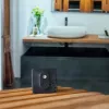 Sensor inteligente de temperatura e humidade Shelly BLU H&T ZB preto