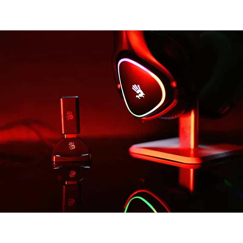 A4Tech 47751 Bloody MR710 headset gaming sem fios RGB, preto