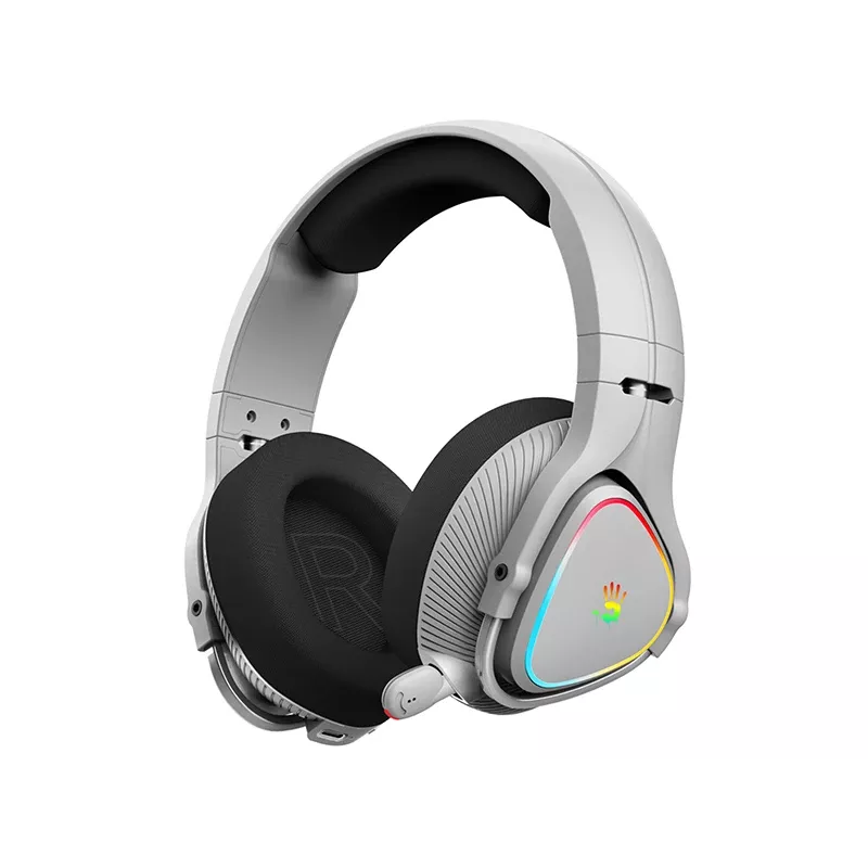 A4Tech 47752 Bloody MR710 headset gaming sem fios RGB, cinzento