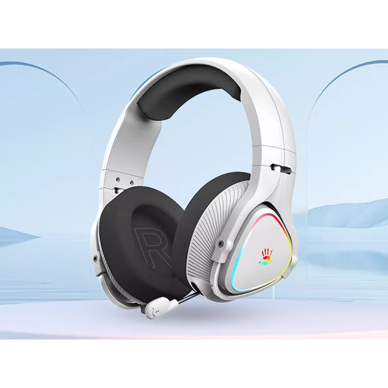 A4Tech 47752 Bloody MR710 headset gaming sem fios RGB, cinzento