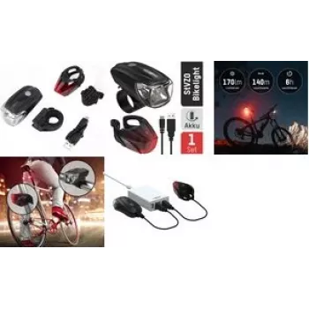 Ansmann conjunto de iluminação para bicicleta conjunto de luz para bicicleta (1600-0254)