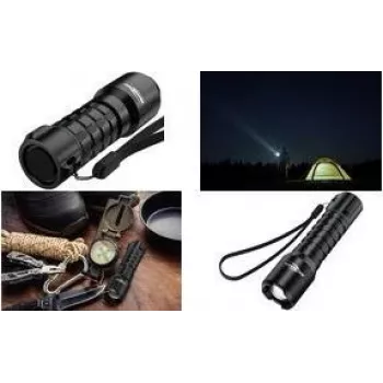 Ansmann Survival TS450RF lanterna LED recarregável, 450 lm, preto