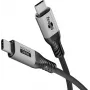 Cabo USB-C Goobay, USB4 versão 2.0, 1 m, preto, prateado (74775)