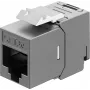 Módulos Keystone Goobay RJ45 CAT 6A, STP, finos e curtos, terminal de terra (77942)