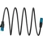 Cabo de rede CAT 6A ultra-flexível Goobay U/UTP, preto (79193)