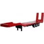 Semi-reboque de plataforma rebaixada Amewi três eixos Scania 1 18 vermelho 8+ (22742)