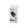 Carregador de parede USB-A USB-C PD 45W + cabo