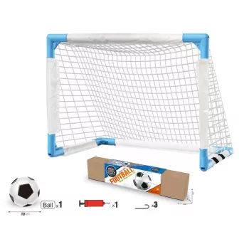 Conjunto com baliza, bola e bomba