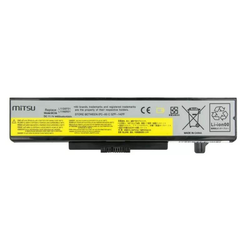 Bateria para Lenovo IdeaPad Y480 4400 mAh (49 Wh) 10,8 - 11,1 Volt