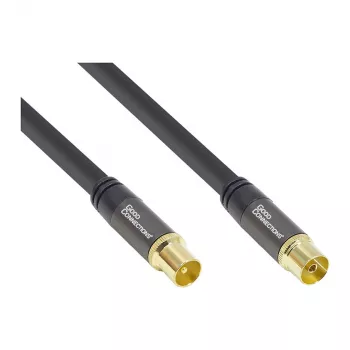 Cabo de antena de TV Good Connections SmartFLEX preto 1m
