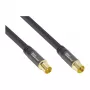 Cabo de antena de TV Good Connections SmartFLEX preto 1m