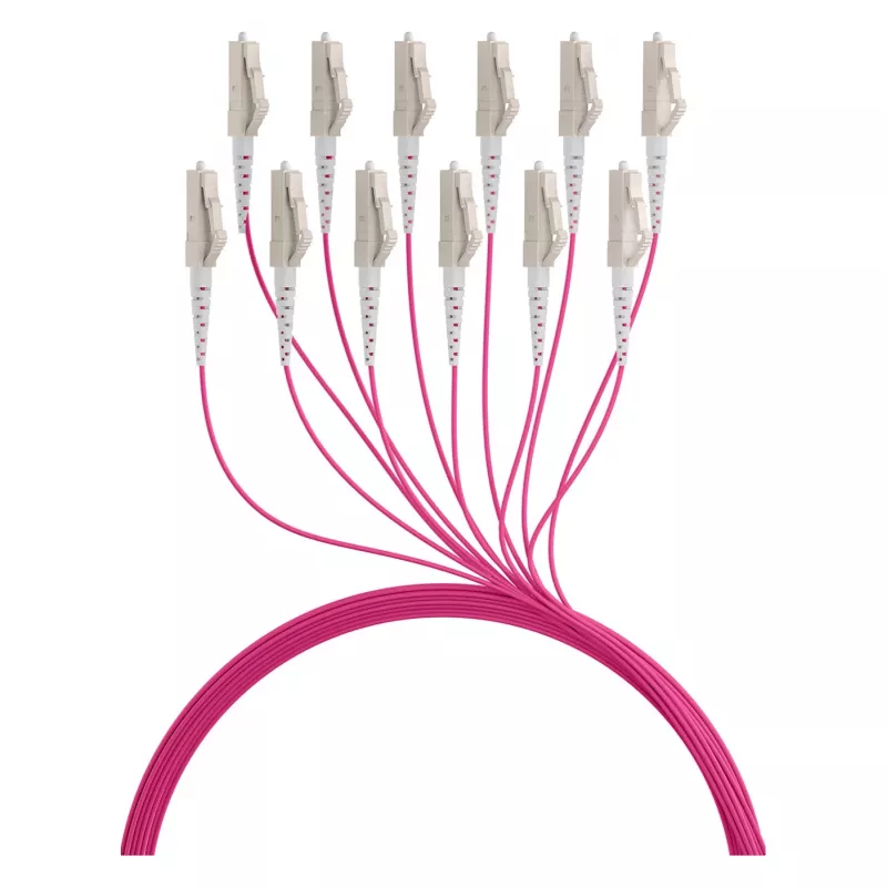 Cabo trunk EFB U-DQ(ZN)BH OM4 12G (1x12) LC-LC 50m Dca LSZH