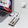 Hub USB 3.2 Gen1 7 portas USB-A/C, interruptor on/off