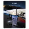 DockingStation 11 em 1 com portas de carregamento Power Delivery e grande ecrã LCD, com adaptador de carregamento GaN 160 W