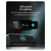 DockingStation 11 em 1 com portas de carregamento Power Delivery e grande ecrã LCD, com adaptador de carregamento GaN 160 W