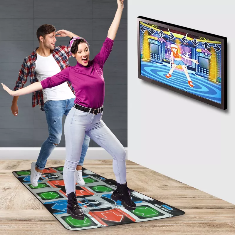 Tapete de dança Mad Monkey Retro para 2 jogadores 110 músicas