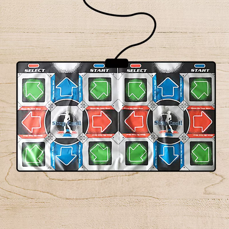 Tapete de dança Mad Monkey Retro para 2 jogadores 110 músicas