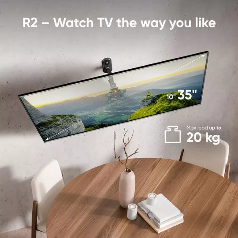 Suporte de parede para TV /10-35/SCHWARZ R2-B Onkron