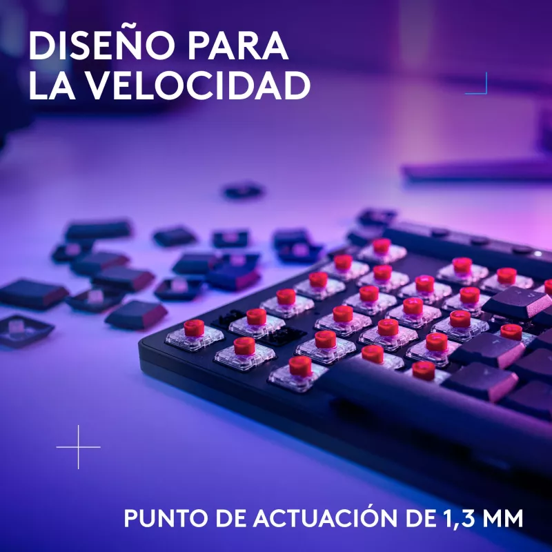 Logitech G G515 - teclado - LIGHTSPEED - TKL