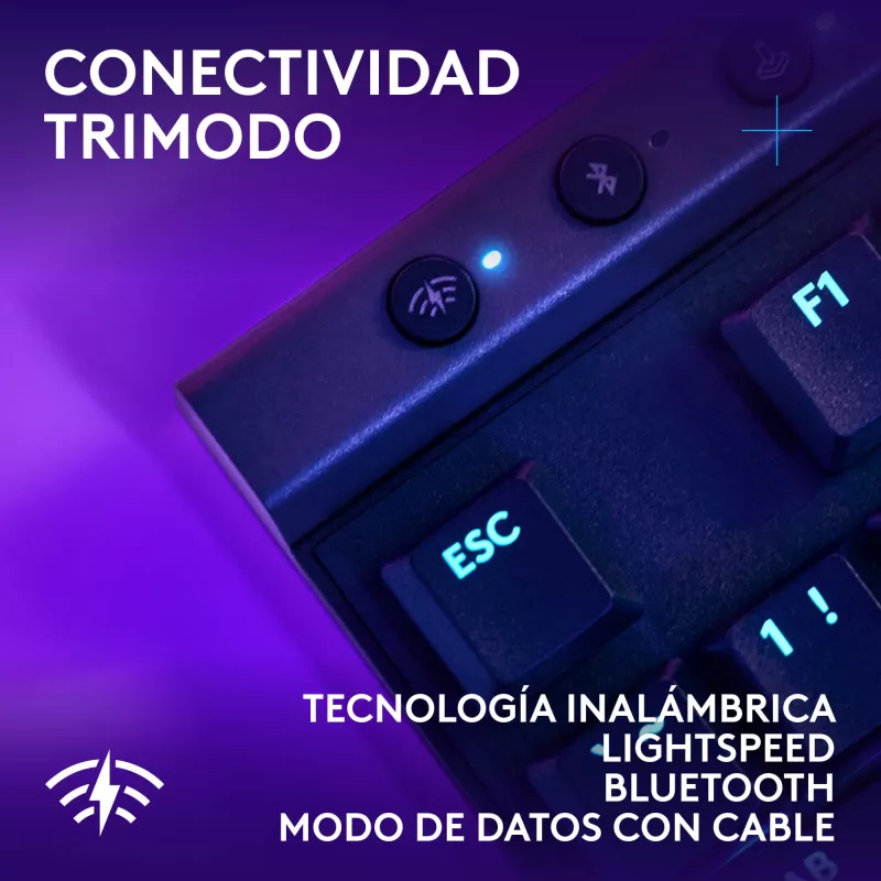 Logitech G G515 - teclado - LIGHTSPEED - TKL