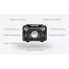 Lanterna de cabeça com sensor Montis MT001 preta LED