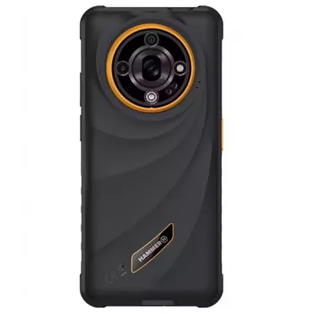 Hammer Iron 6 | laranja | 6,56 inch | IPS | 1612 x 720 píxeis | Mediatek | Dimensity 6300 | RAM interna 6 GB | 128 GB | microSD | Dual SIM | 4G | 5G | resolução da câmara principal 64 MP