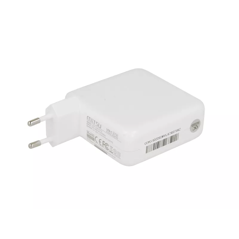 Fonte de alimentação para portátil 67W USB-C 5V-9V-12V-15V/3A, 20V/3.35A PD
