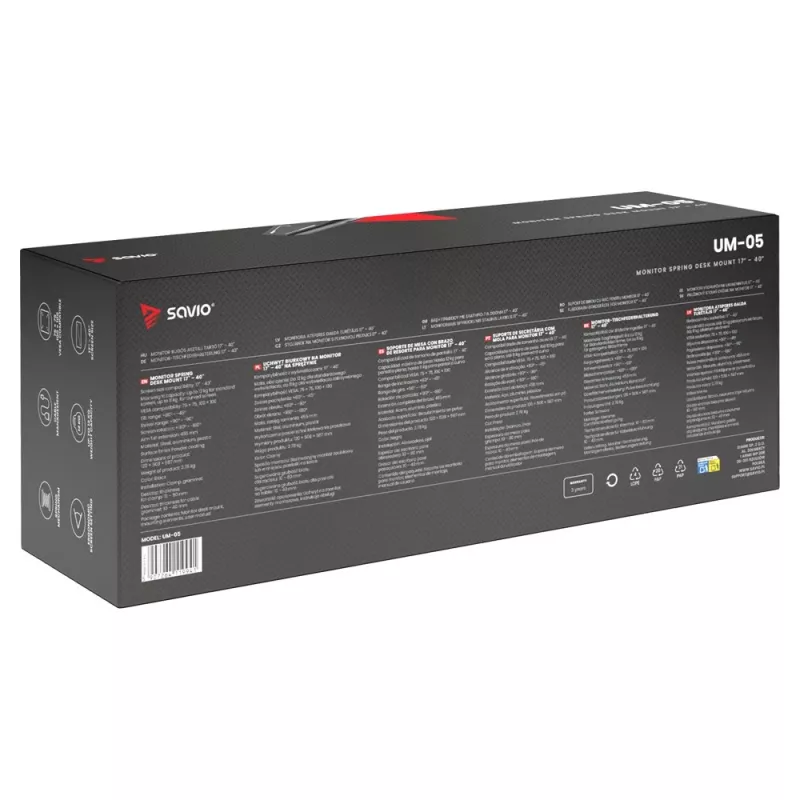 Savio UM-05 indicador preto