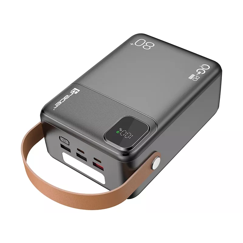 Tracer 47826 Prime-V8 80000mAh QC22.5W+PD20W power bank, preto