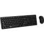 Conjunto de teclado e rato Rapoo 8150M Silent Multi-Mode QWERTZ DE sem fios preto