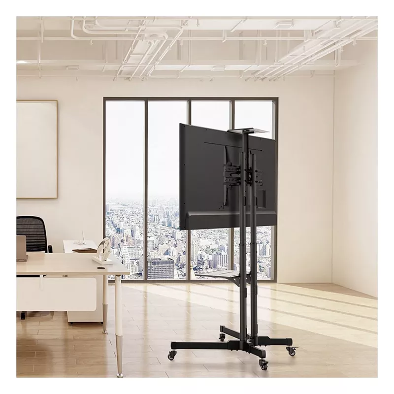 Suporte com rodas VALUE para LCD/TV, 37-70 polegadas, até 50 kg, preto