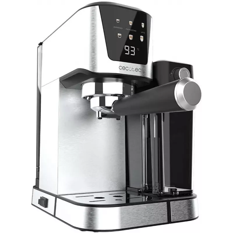 Máquina de café Cecotec | Power Espresso 20 Cream | Pressão da bomba 20 bar | Emulsor de leite integrado | Semiautomática | 1350 W