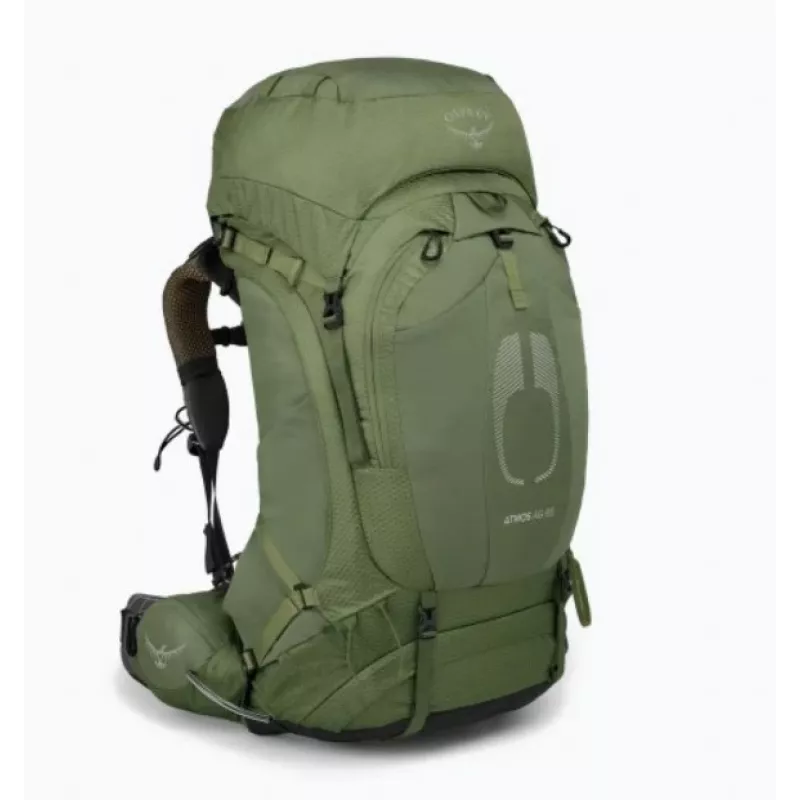 Mochila de trekking Osprey Atmos AG 65 verde L/XL