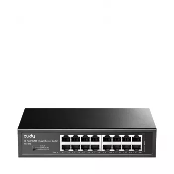 Switch de rede Cudy FS1016 Fast Ethernet (10/100) Preto