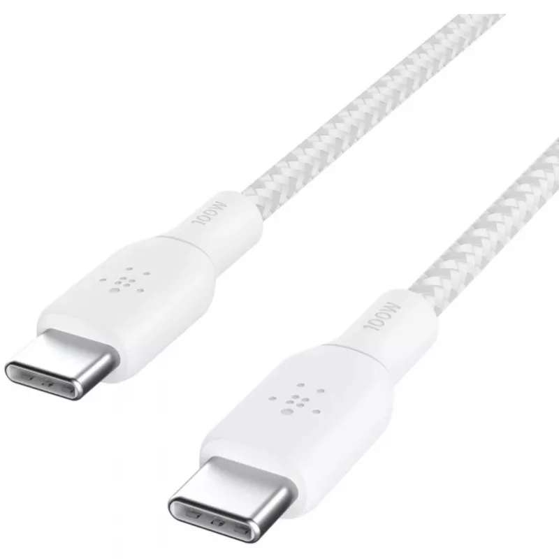 Cabo USB-C para USB-C 100 W 3 m Branco