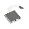 Adaptador gráfico USB Gembird A-CM-HDMIF-02-SG 3840 x 2160 Píxeis Cinzento